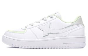 Кроссовки для скейтбординга женские, низкие, белые/зеленые Xtep