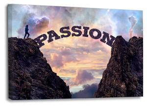 Картина на холсте Hustling Sharks Passion, синий