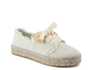 Кроссовки TOMS Carolina Lace Up Platform Espadrille Sneaker - Women's, Light Denim Blue
