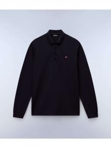 Napapijri Поло "Ealis Ls 1" черного цвета