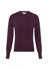 Кардиган Marie Lund Cardigan, Aubergine - 0004/Purple