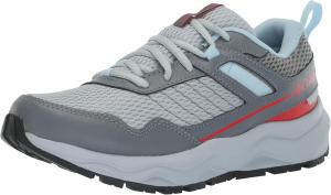 Женские водонепроницаемые походные ботинки Columbia Plateau, Cirrus Grey/Red Hibiscus