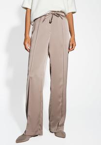 Брюки OPUS MID RISE WIDE STRAIGHT CUT, Warm Taupe/Taupe