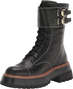 Женская обувь Vince Camuto Ботинки Monchia с двойной пряжкой, Black