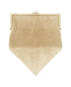 Серебряная сумка через плечо с кристаллами Twentyfour, желтый