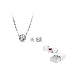 Pandora Серебряное колье 925 пробы унисекс Silver