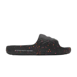 Шлепанцы Adilette 22 Slide 'Black Orange Speckled', черный