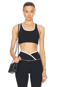Спортивный бюстгальтер в рубчик 2.0 YEAR OF OURS, цвет Black & White