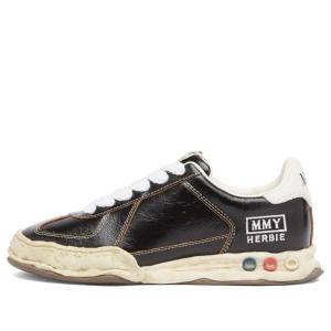 Оригинальная подошва Herbie из мятой кожи Maison Mihara Yasuhiro, черный