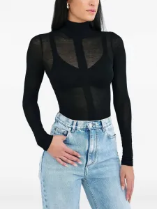 Топ Amsterdam с длинными рукавами Marcella, черный