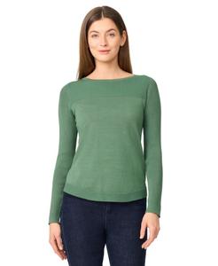 Женский свитер с длинными рукавами и вырезом-лодочкой, размеры PXS-3X Melissa Paige, Myrtle Green