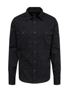 Повседневная рубашка Brandit Slim fit Button Up Shirt, черный