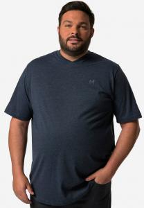 Футболка Men Plus 2ER-PACK HALBARM V-AUSSCHNITT, Navy Blue/Dark Blue