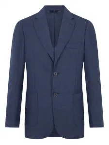 Пиджак Hopsack из вирджинской шерсти Brooks Brothers, синий