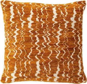 Декоративная подушка Erin, 45x45 см, оранжевая, органическая Dutch Decor