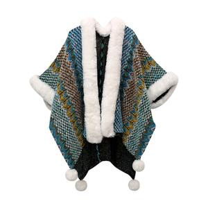 CMFY Шаль унисекс, Blue Green