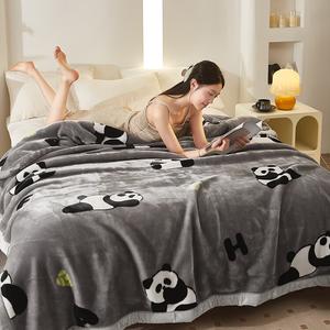 Antarctic Флисовое одеяло 150х200 см, утолщенное, 2,5 кг, дизайн Xiaoxiongmao