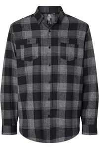 Рабочая рубашка Burnside Perfect Flannel, серый/черный
