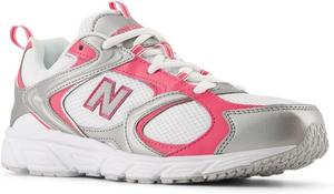 Мужские кроссовки New Balance, White/Silver Metallic/Dragon Berry