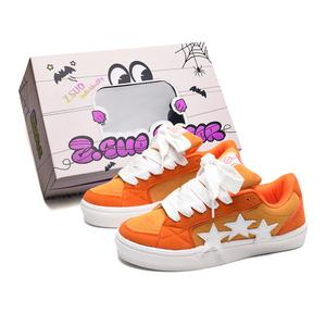 Скользоустойчивые, износостойкие, увеличивающие рост низкие кеды для скейтбординга унисекс Z.SUO, непарные