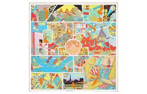 Шёлковый платок Carre Multicolor HERMES