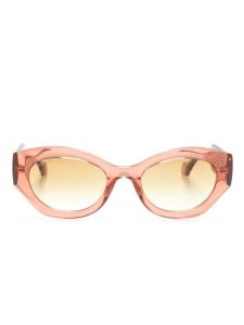Gucci Eyewear солнцезащитные очки с логотипом Interlocking G, коричневый