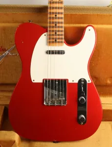 Fender Custom Shop 1957 Telecaster Journeyman Relic в состаренном цвете Конфетный Мандарин