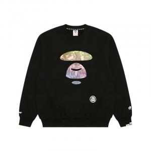 Футболка с принтом логотипа Aape, черная BKX