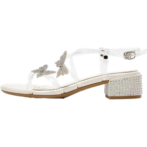 Женские сандалии с одним ремешком цвета экрю DAPHNE, Ecru