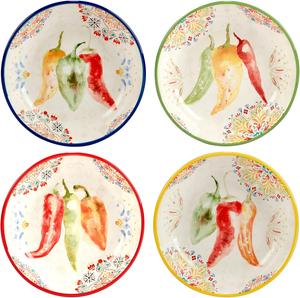 Certified International Sweet & Spicy суповая/крупяная миска 1,18 л, набор 4 шт, мультиколор