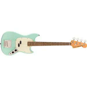 Squier Classic Vibe '60s Mustang Bass, гриф из индийского лаврового дерева, Surf Green, 0374570557