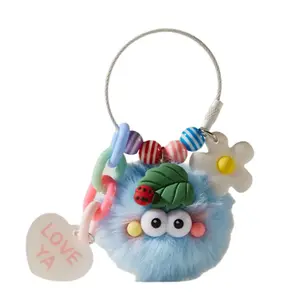 Милый плюшевый кулон Blush Puffball Dolls высотой 12 см Whoops, синий