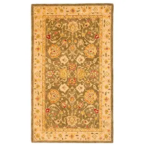 Ковер из шерсти Anatolia Kensie с цветочным рисунком в рамке Safavieh, 61x305 см