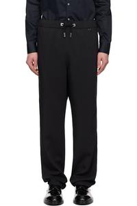 Черные брюки на завязках WOOYOUNGMI