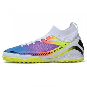 Wooden Rabbit Футбольные бутсы унисекс AG короткие резиновые шипы FG длинные резиновые шипы бело-фиолетовые (для искусственного покрытия), цвет White Purple (Turf)