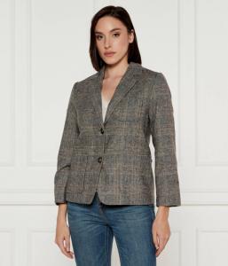 Шерстяная куртка Loose fit Tommy Hilfiger, серый