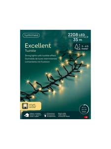 Lumineo Гирлянда из светодиодных лампочек EXCELLENT TWINKLE 2208, 35 м, черный кабель цвета "мягкое золото"
