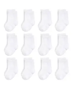 Носки унисекс для мальчиков, 12 пар, органические Touched by Nature, белый