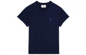 Футболка Ami Tonal AMIPARIS, цвет морской синий