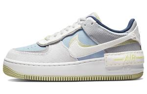 Кроссовки Nike Air Force 1 Low, белый/серебристый/голубой