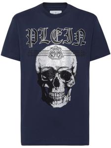 Philipp Plein футболка с логотипом Skull, синий