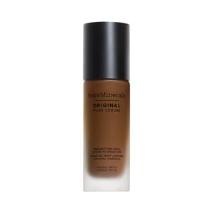 Тональный крем для лица original pure serum radiant natural liquid mineral spf 20 Bareminerals, deep warm 6, объем 30 мл