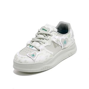 Низкие женские скейтерские кеды YANGQIYINGTAO, зеленый