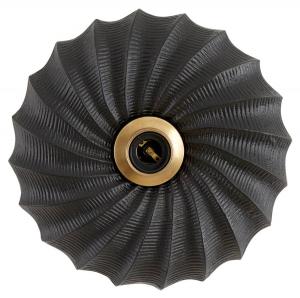 Настенный светильник Light & Living BAPATO, черный - металл - 9 x 27 x 27 см