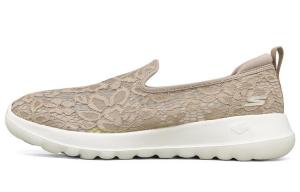 Слипоны женские Skechers GO WALK кружевные, бежевый