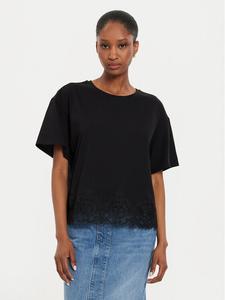 Футболка свободного кроя Twinset, черный