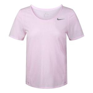Футболка Nike City Sleek Dri-FIT Quick Dry Running Short Sleeve Pink T-Shirt, розовый