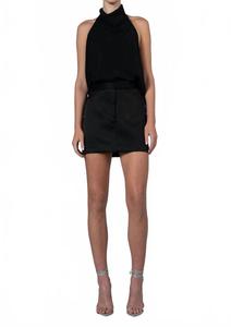 Клара Топ без рукавов в черном NONCHALANTLABEL