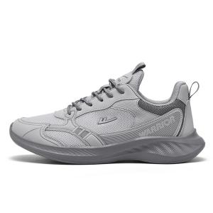 WARRIOR Амортизирующие износостойкие низкие кеды мужские серые, цвет Gray