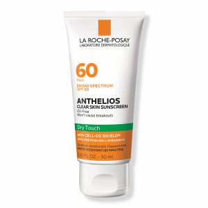 Солнцезащитный крем для лица Anthelios Clear Skin Dry Touch SPF 60 La Roche-Posay, 3.0 oz